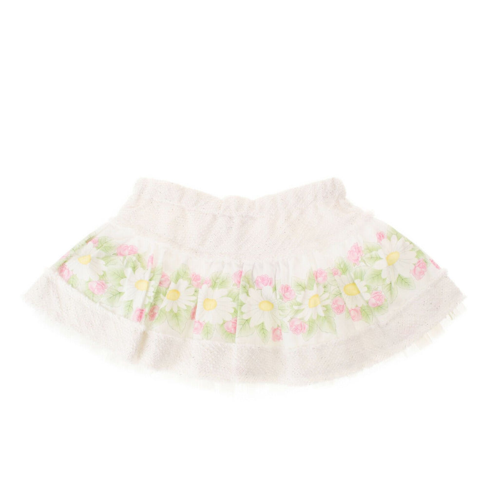 Monnalisa Floral Baby Skirt