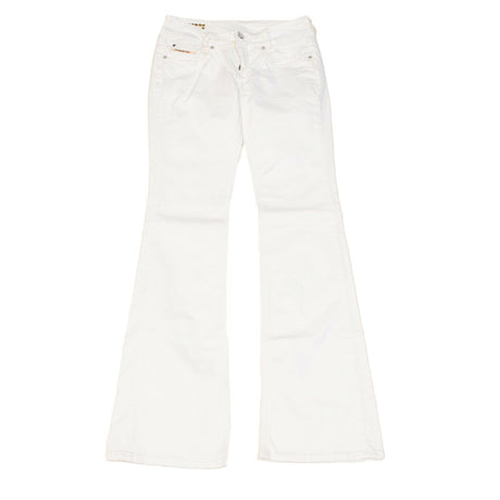 Diesel Louvely Flared White Jeans