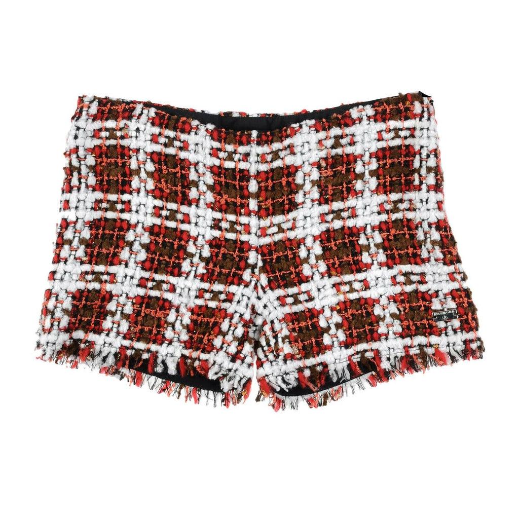 JOHN RICHMOND JR. PLAID WOVEN SHORTS